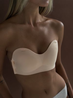 Nahtloses Basic-Top (transparente Silikonbänder inklusive)