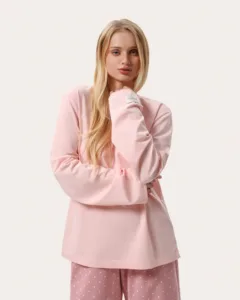Rosa Oversize-Longsleeve