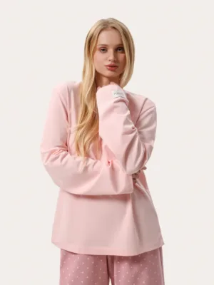 Rosa Oversize-Longsleeve
