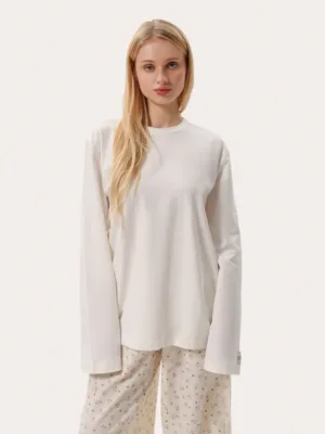 Milchiges Oversize-Longsleeve